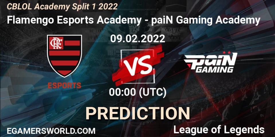 Flamengo Esports Academy - paiN Gaming Academy: ennuste. 09.02.2022 at 00:20, LoL, CBLOL Academy Split 1 2022