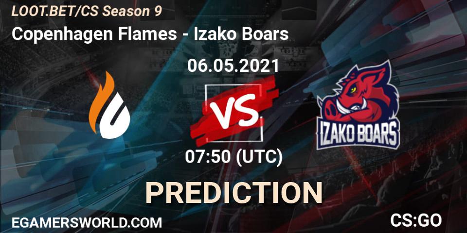 Copenhagen Flames - Izako Boars: ennuste. 06.05.2021 at 07:50, Counter-Strike (CS2), LOOT.BET/CS Season 9