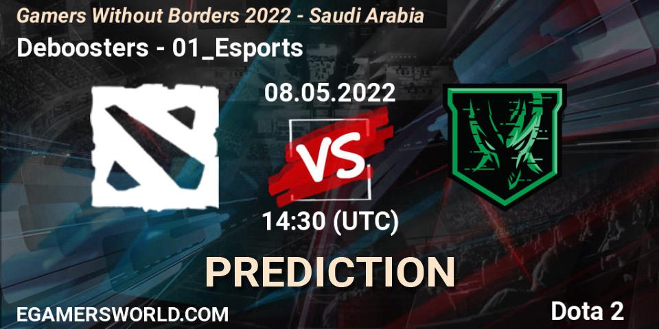 Deboosters - 01_Esports: ennuste. 08.05.2022 at 14:25, Dota 2, Gamers Without Borders 2022 - Saudi Arabia
