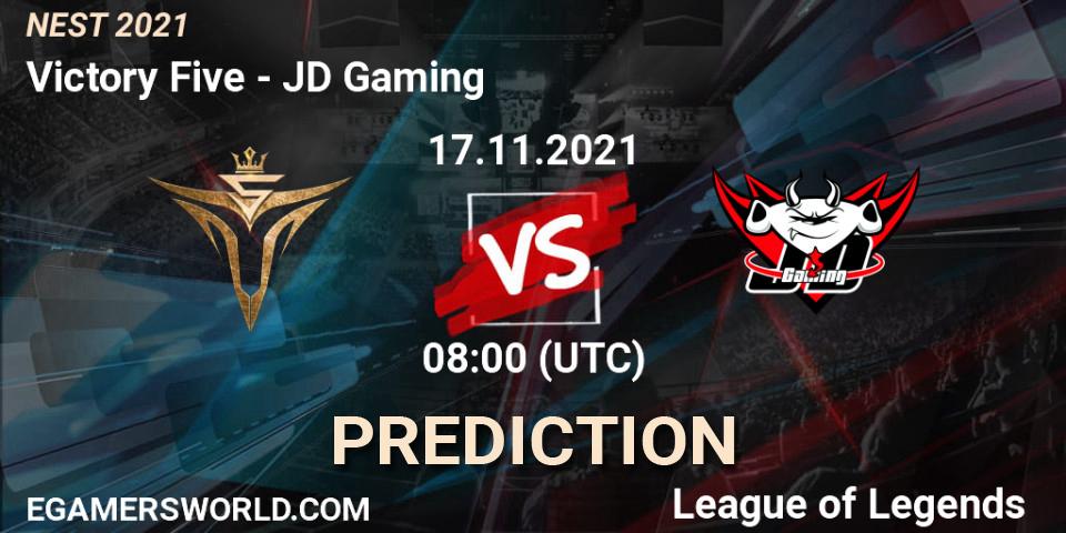 JD Gaming - Victory Five: ennuste. 17.11.2021 at 08:00, LoL, NEST 2021