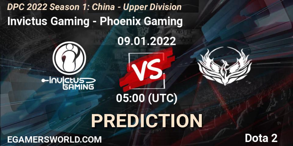 Invictus Gaming - Phoenix Gaming: ennuste. 09.01.2022 at 04:58, Dota 2, DPC 2022 Season 1: China - Upper Division