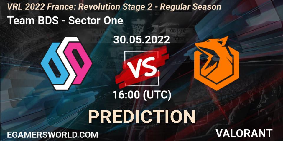 Team BDS - Sector One: ennuste. 30.05.2022 at 16:00, VALORANT, VRL 2022 France: Revolution Stage 2 - Regular Season
