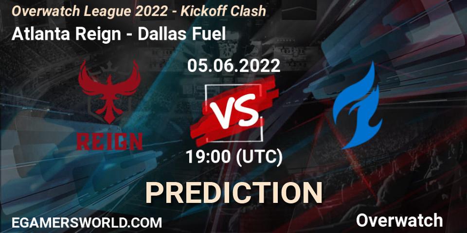 Atlanta Reign - Dallas Fuel: ennuste. 05.06.22, Overwatch, Overwatch League 2022 - Kickoff Clash