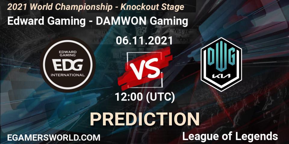 Edward Gaming - DAMWON Gaming: ennuste. 06.11.2021 at 12:00, LoL, 2021 World Championship - Knockout Stage