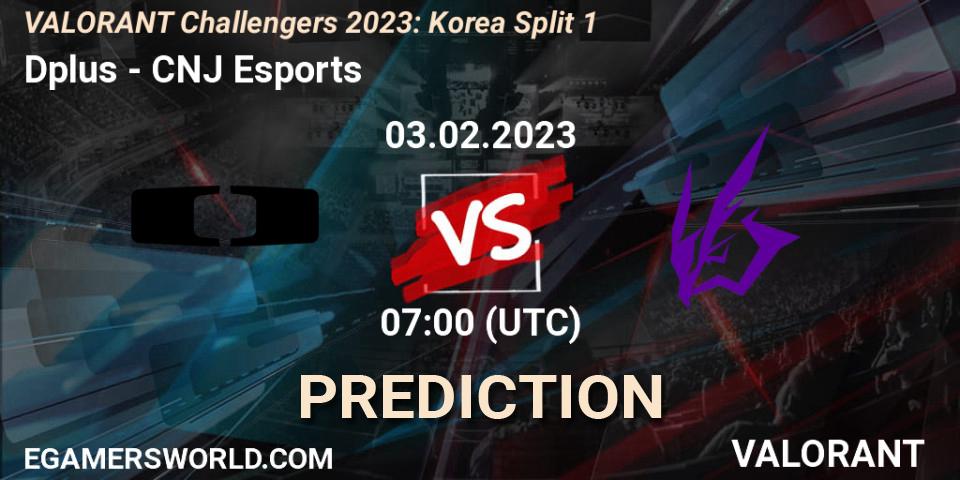 Dplus - CNJ Esports: ennuste. 03.02.23, VALORANT, VALORANT Challengers 2023: Korea Split 1