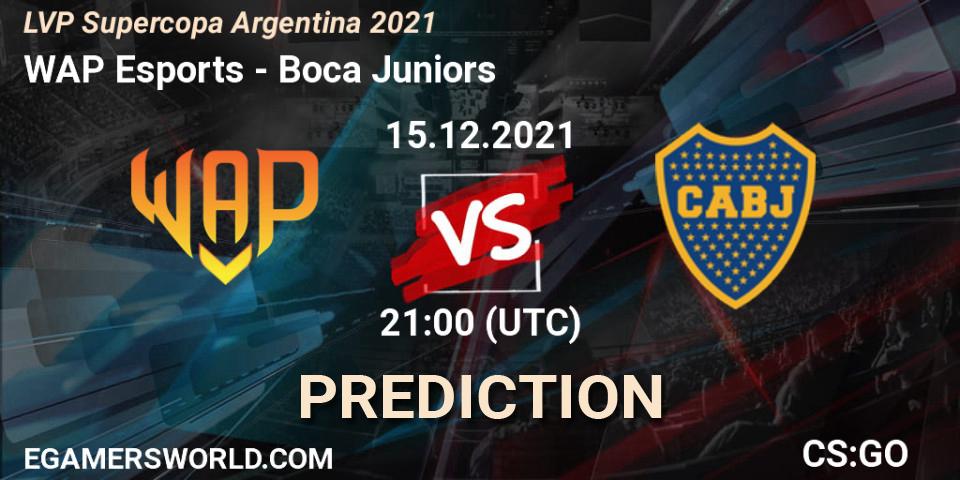 WAP Esports - Boca Juniors: ennuste. 15.12.2021 at 21:00, Counter-Strike (CS2), LVP Supercopa Argentina 2021