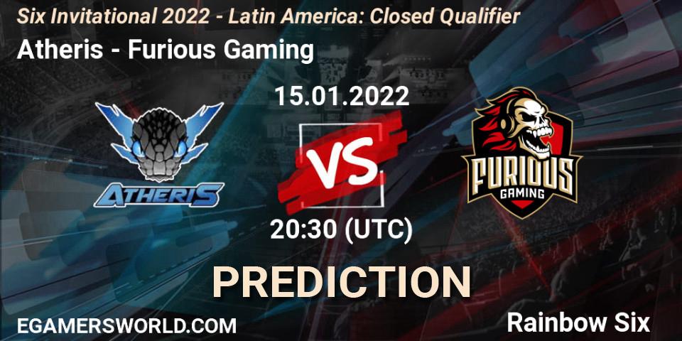 Atheris - Furious Gaming: ennuste. 15.01.2022 at 20:30, Rainbow Six, Six Invitational 2022 - Latin America: Closed Qualifier