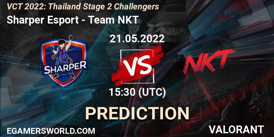 Sharper Esport - Team NKT: ennuste. 21.05.2022 at 12:20, VALORANT, VCT 2022: Thailand Stage 2 Challengers