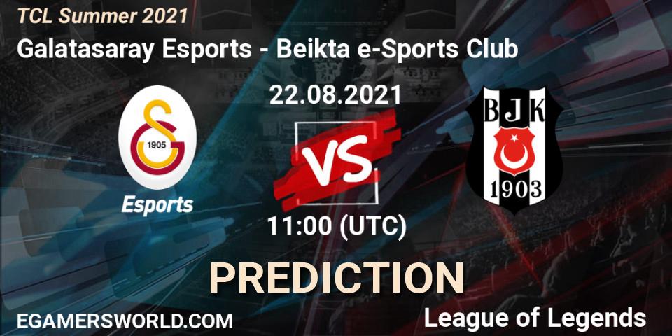 Galatasaray Esports - Beşiktaş e-Sports Club: ennuste. 22.08.2021 at 11:00, LoL, TCL Summer 2021