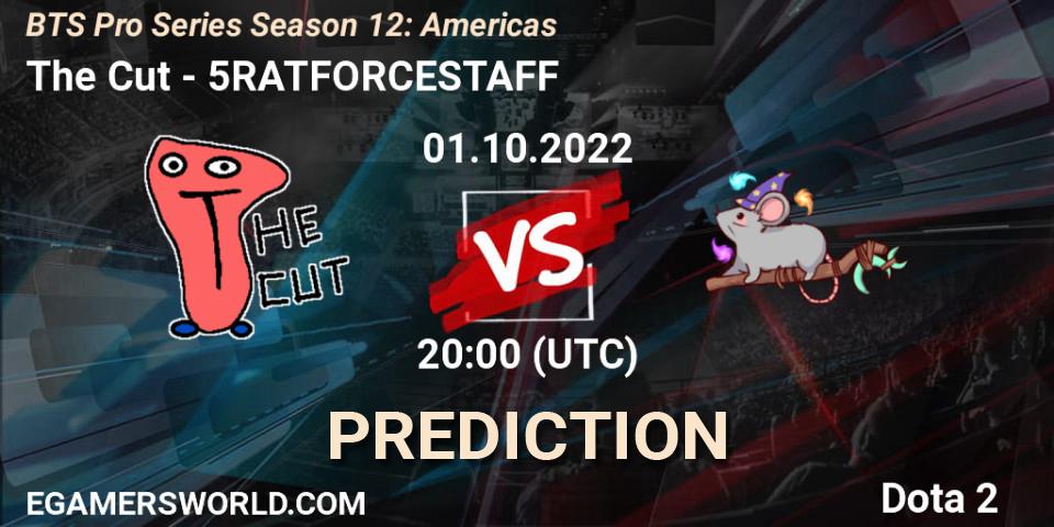 The Cut - 5RATFORCESTAFF: ennuste. 29.09.2022 at 00:58, Dota 2, BTS Pro Series Season 12: Americas