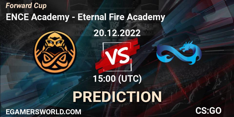 ENCE Academy - Eternal Fire Academy: ennuste. 20.12.2022 at 18:00, Counter-Strike (CS2), Forward Cup