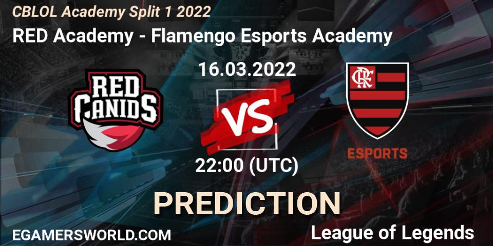 RED Academy - Flamengo Esports Academy: ennuste. 16.03.2022 at 22:00, LoL, CBLOL Academy Split 1 2022