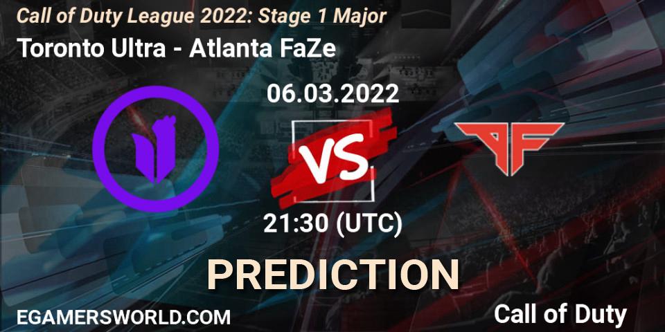 Toronto Ultra - Atlanta FaZe: ennuste. 06.03.2022 at 21:30, Call of Duty, Call of Duty League 2022: Stage 1 Major