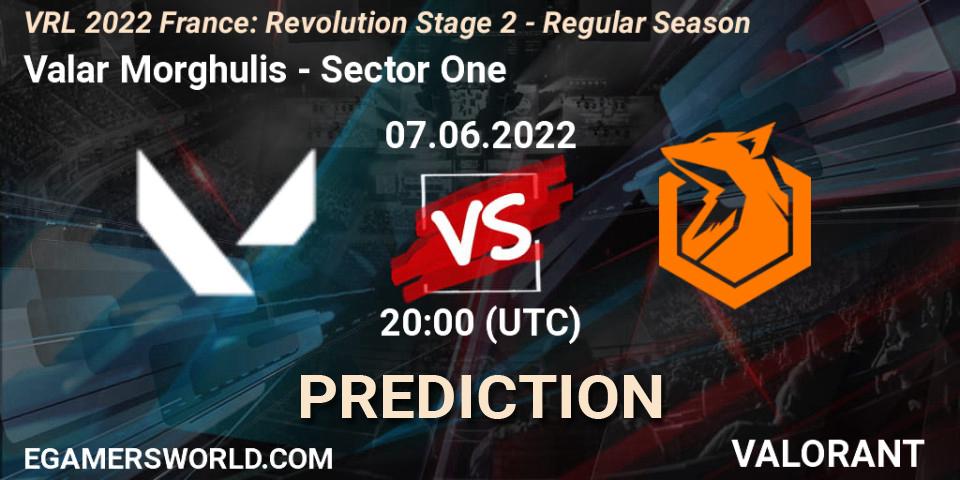 Valar Morghulis - Sector One: ennuste. 07.06.2022 at 20:00, VALORANT, VRL 2022 France: Revolution Stage 2 - Regular Season