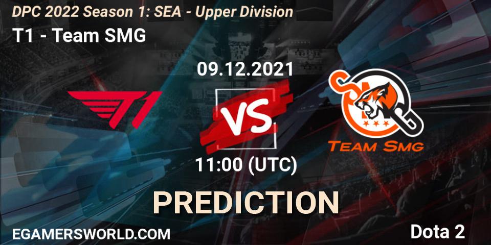 T1 - Team SMG: ennuste. 09.12.2021 at 11:11, Dota 2, DPC 2022 Season 1: SEA - Upper Division