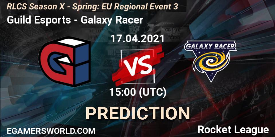 Guild Esports - Galaxy Racer: ennuste. 17.04.2021 at 15:00, Rocket League, RLCS Season X - Spring: EU Regional Event 3