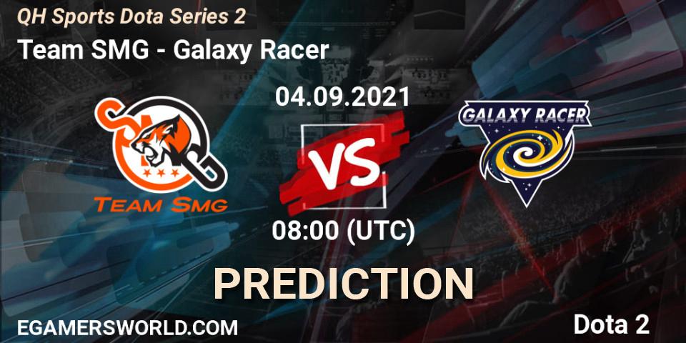 Team SMG - Galaxy Racer: ennuste. 04.09.2021 at 08:25, Dota 2, QH Sports Dota Series 2
