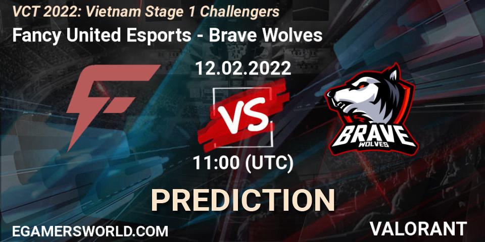 Fancy United Esports - Brave Wolves: ennuste. 12.02.2022 at 11:00, VALORANT, VCT 2022: Vietnam Stage 1 Challengers
