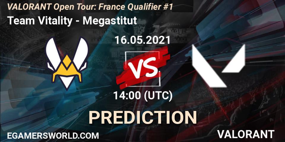 Team Vitality - Megastitut: ennuste. 16.05.2021 at 14:00, VALORANT, VALORANT Open Tour: France Qualifier #1