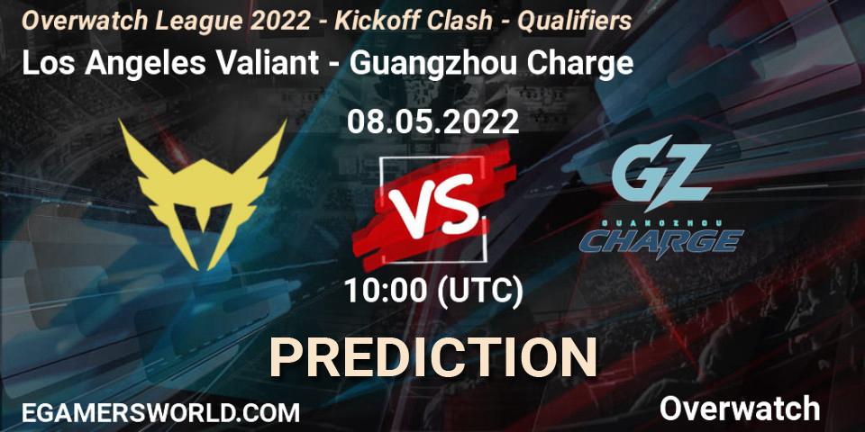 Los Angeles Valiant - Guangzhou Charge: ennuste. 21.05.2022 at 13:00, Overwatch, Overwatch League 2022 - Kickoff Clash - Qualifiers