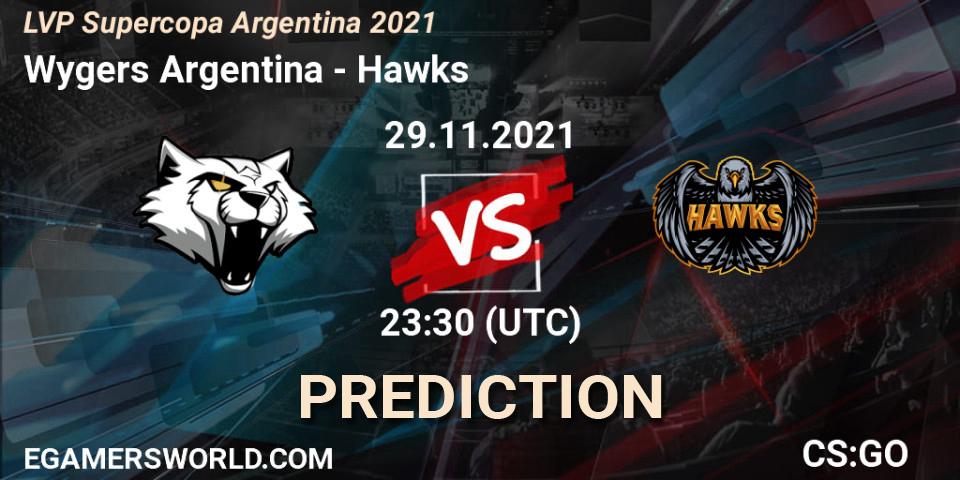 Wygers Argentina - Hawks: ennuste. 29.11.2021 at 23:30, Counter-Strike (CS2), LVP Supercopa Argentina 2021