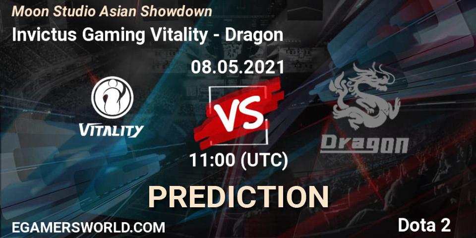Invictus Gaming Vitality - Dragon: ennuste. 08.05.2021 at 11:46, Dota 2, Moon Studio Asian Showdown