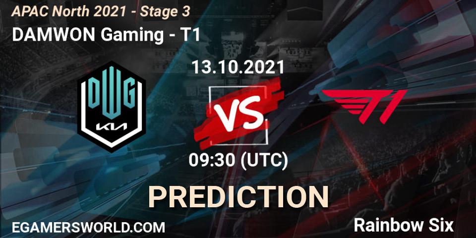 DAMWON Gaming - T1: ennuste. 13.10.2021 at 09:30, Rainbow Six, APAC North 2021 - Stage 3