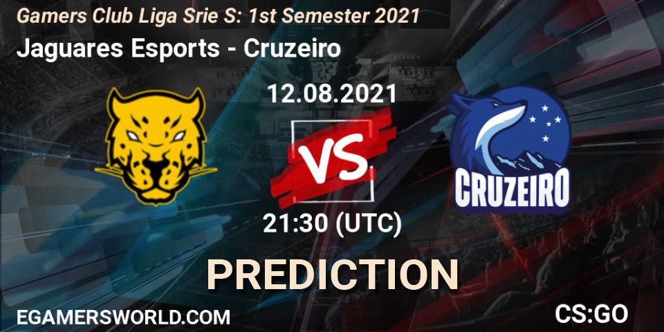 Jaguares Esports - Cruzeiro: ennuste. 12.08.2021 at 21:25, Counter-Strike (CS2), Gamers Club Liga Série S: 1st Semester 2021