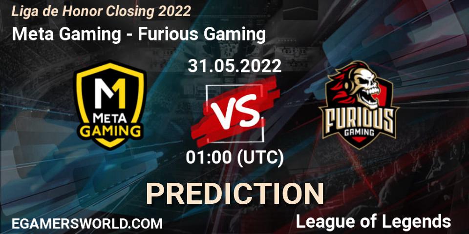 Meta Gaming - Furious Gaming: ennuste. 31.05.22, LoL, Liga de Honor Closing 2022