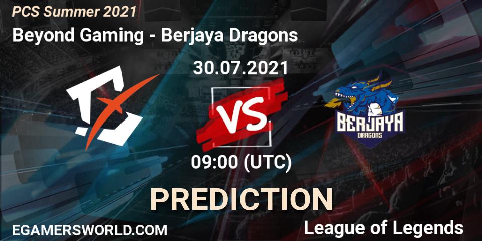 Beyond Gaming - Berjaya Dragons: ennuste. 30.07.2021 at 09:10, LoL, PCS Summer 2021