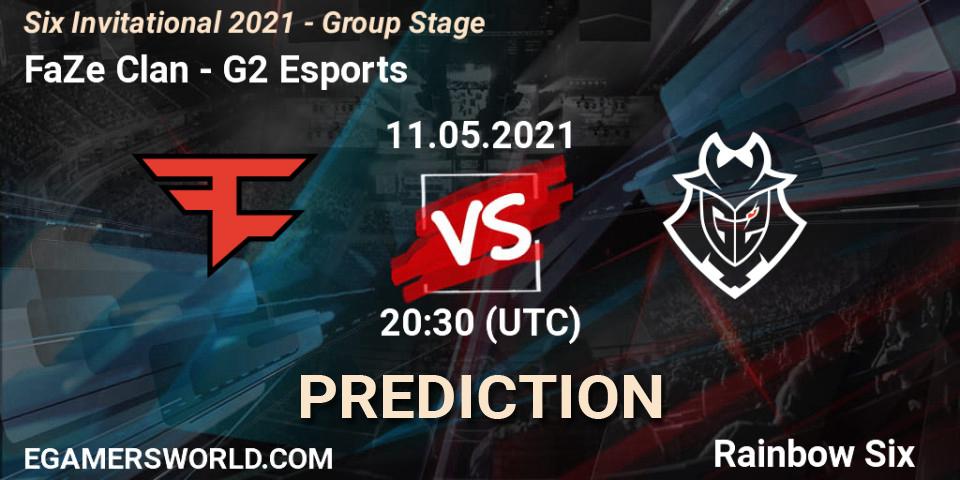 FaZe Clan - G2 Esports: ennuste. 11.05.2021 at 19:30, Rainbow Six, Six Invitational 2021 - Group Stage