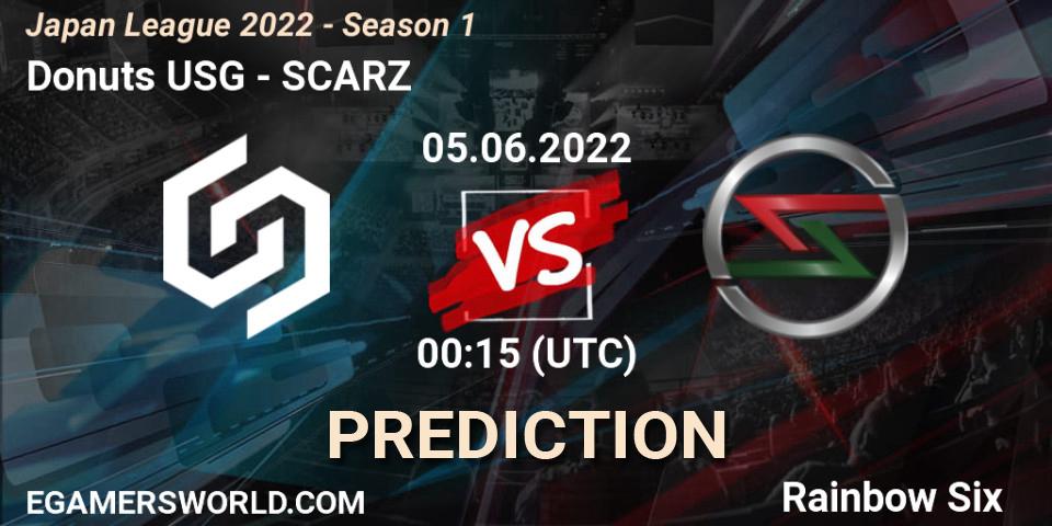 Donuts USG - SCARZ: ennuste. 05.06.2022 at 00:15, Rainbow Six, Japan League 2022 - Season 1