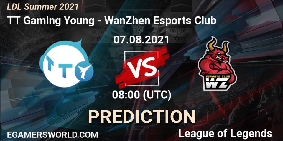 TT Gaming Young - WanZhen Esports Club: ennuste. 07.08.2021 at 08:55, LoL, LDL Summer 2021
