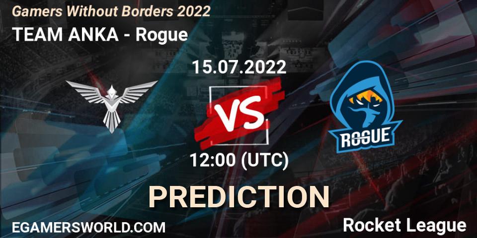 TEAM ANKA - Rogue: ennuste. 15.07.22, Rocket League, Gamers Without Borders 2022