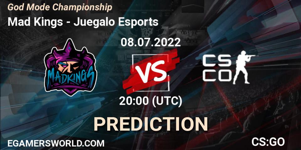 Mad Kings - Juegalo Esports: ennuste. 08.07.2022 at 20:00, Counter-Strike (CS2), God Mode Championship