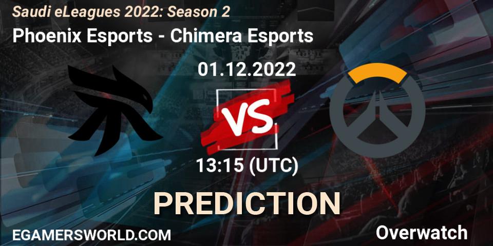 Phoenix Esports - Chimera Esports: ennuste. 01.12.22, Overwatch, Saudi eLeagues 2022: Season 2