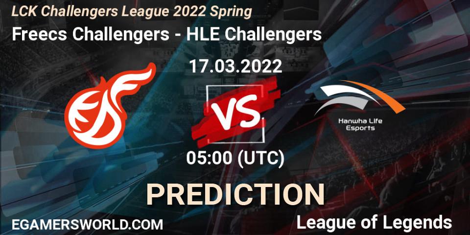 Freecs Challengers - HLE Challengers: ennuste. 17.03.2022 at 05:00, LoL, LCK Challengers League 2022 Spring