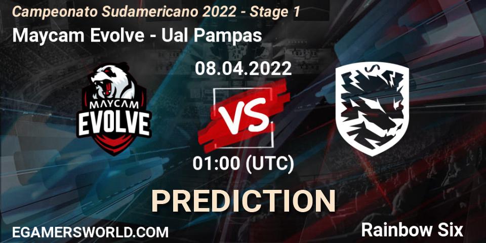 Maycam Evolve - Ualá Pampas: ennuste. 08.04.2022 at 00:20, Rainbow Six, Campeonato Sudamericano 2022 - Stage 1
