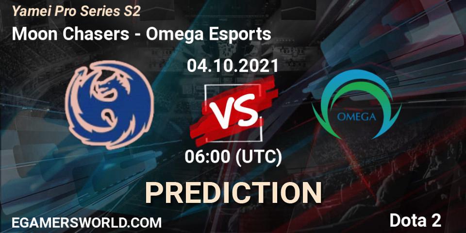 Moon Chasers - Omega Esports: ennuste. 04.10.2021 at 06:08, Dota 2, Yamei Pro Series S2