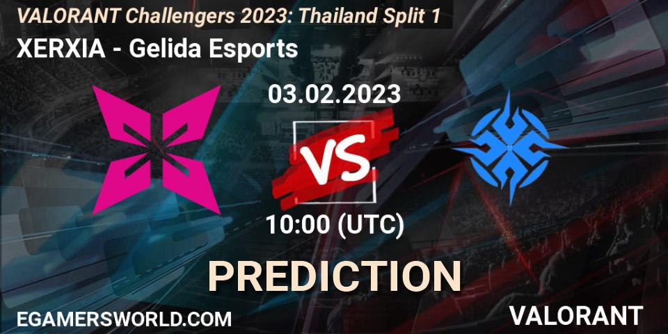 XERXIA - Gelida Esports: ennuste. 03.02.23, VALORANT, VALORANT Challengers 2023: Thailand Split 1