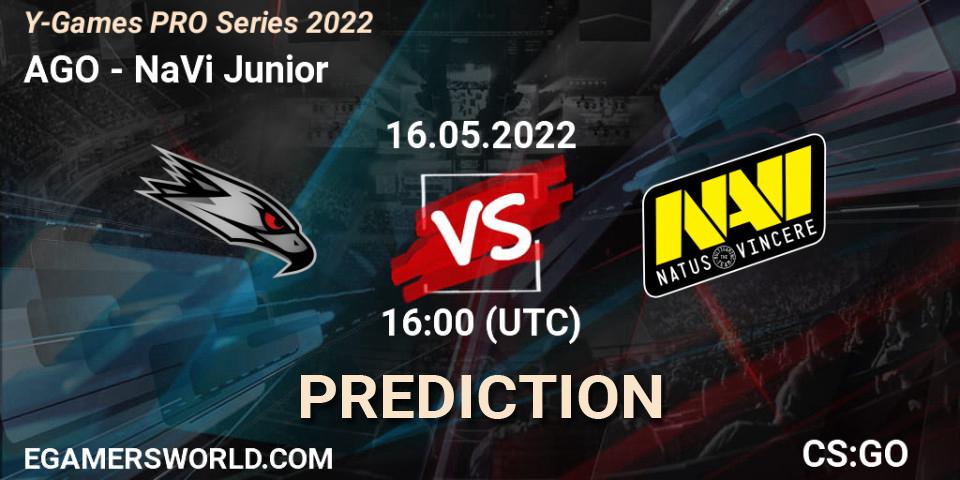 AGO - NaVi Junior: ennuste. 16.05.2022 at 16:00, Counter-Strike (CS2), Y-Games PRO Series 2022