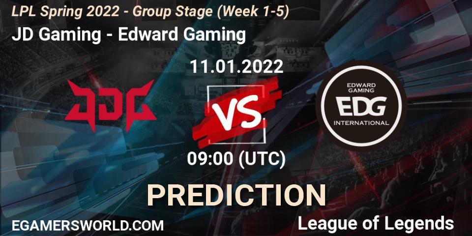 JD Gaming - Edward Gaming: ennuste. 11.01.2022 at 09:00, LoL, LPL Spring 2022 - Group Stage (Week 1-5)