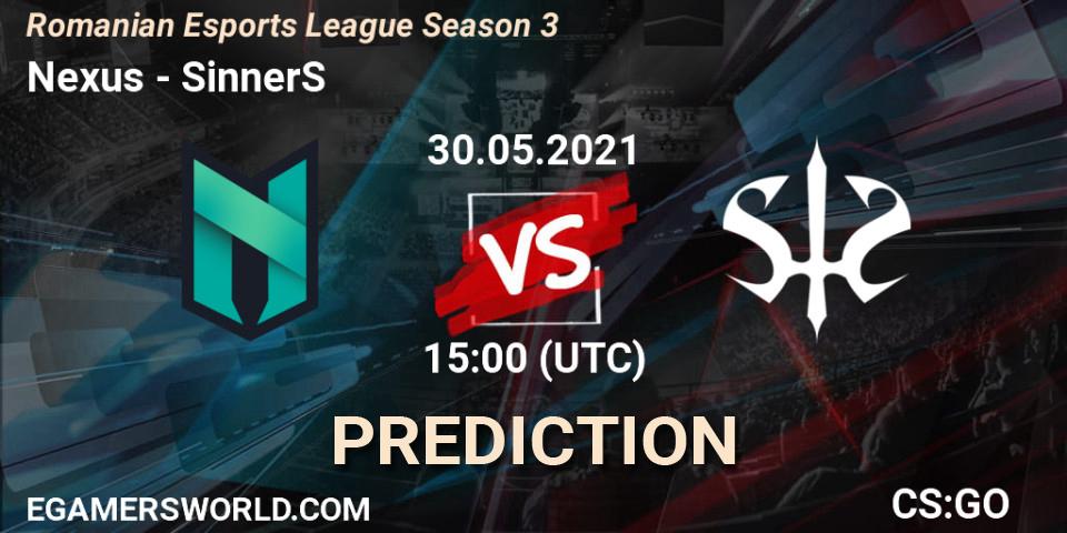 Nexus - SinnerS: ennuste. 30.05.21, CS2 (CS:GO), Romanian Esports League Season 3