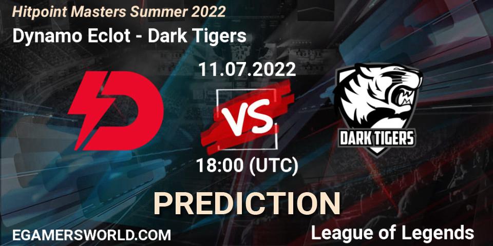 Dynamo Eclot - Dark Tigers: ennuste. 11.07.2022 at 18:10, LoL, Hitpoint Masters Summer 2022