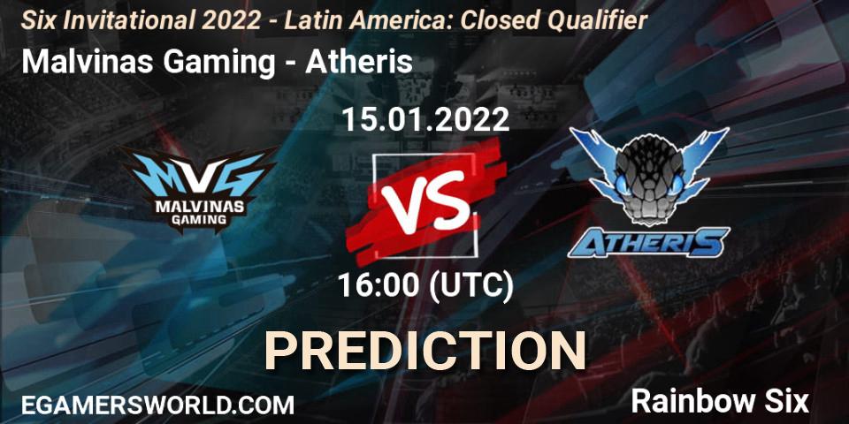 Malvinas Gaming - Atheris: ennuste. 15.01.2022 at 16:00, Rainbow Six, Six Invitational 2022 - Latin America: Closed Qualifier