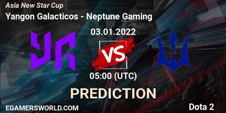 Yangon Galacticos - Neptune Gaming: ennuste. 01.01.2022 at 05:13, Dota 2, Asia New Star Cup