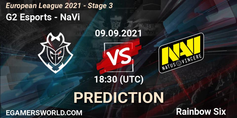 G2 Esports - NaVi: ennuste. 09.09.2021 at 18:30, Rainbow Six, European League 2021 - Stage 3
