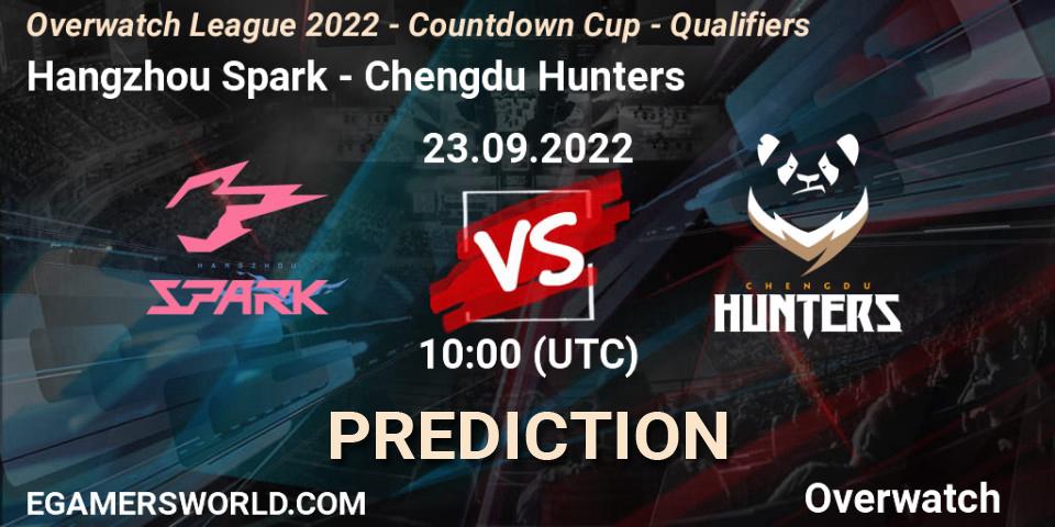Hangzhou Spark - Chengdu Hunters: ennuste. 23.09.22, Overwatch, Overwatch League 2022 - Countdown Cup - Qualifiers