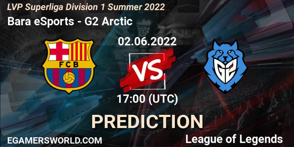 Barça eSports - G2 Arctic: ennuste. 02.06.2022 at 16:50, LoL, LVP Superliga Division 1 Summer 2022