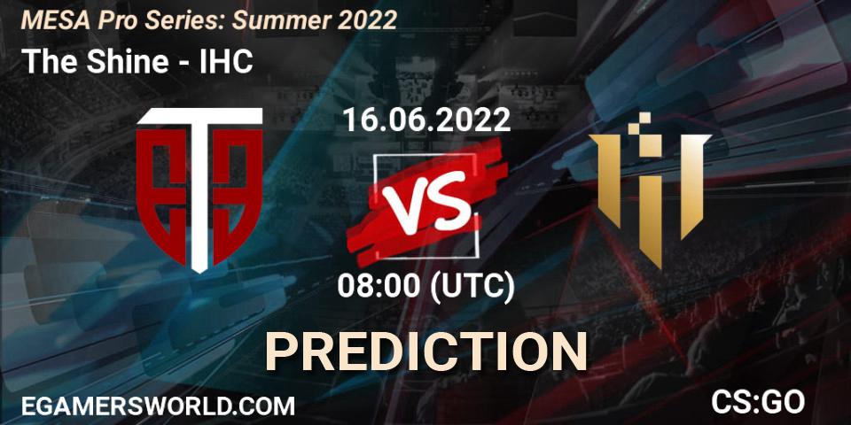 Aravt - IHC: ennuste. 16.06.2022 at 08:00, Counter-Strike (CS2), MESA Pro Series: Summer 2022